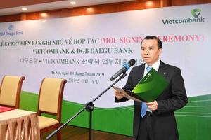 Vietcombank và DGB Daegu Bank (Hàn Quốc) ký biên bản ghi nhớ