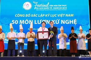 Công bố xác lập kỷ lục Việt Nam 50 món lươn xứ Nghệ