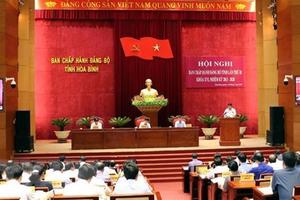 Ông Bùi Văn Khánh được bầu làm Phó Bí thư Tỉnh ủy Hòa Bình