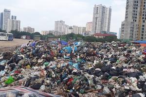 Chung cư Hà Nội, cả ngàn hộ đóng bao om rác trong nhà