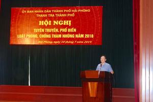 Cơ quan xảy ra tham nhũng, người đứng đầu phải chịu trách nhiệm 