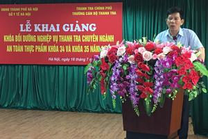 Gần 200 học viên tham gia khóa đào tạo thanh tra chuyên ngành an toàn thực phẩm
