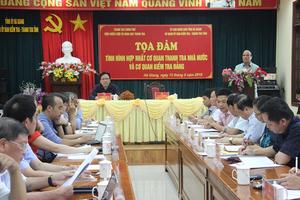 Hà Giang: Tọa đàm về tình hình hợp nhất giữa kiểm tra với thanh tra