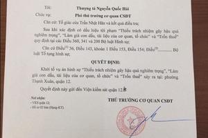 TP Hồ Chí Minh: Bắt tạm giam cán bộ thuế gây thất thoát hơn 6 tỷ đồng