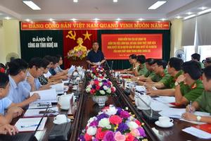 Đoàn kiểm tra Bộ Chính trị làm việc tại Nghệ An về tinh giản biên chế