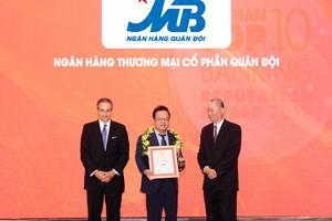 MB lọt top 5 ngân hàng thương mại Việt Nam uy tín năm 2019