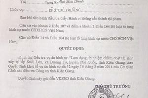 Bài 3: Cơ quan điều tra cần sớm phục hồi điều tra vụ án 