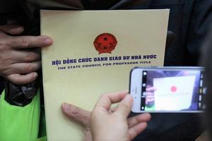 Kiểm tra việc xét công nhận chức danh giáo sư, phó giáo sư