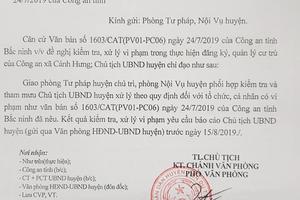 Công an tỉnh chỉ rõ người phải chịu trách nhiệm