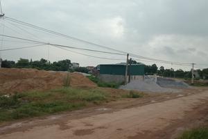 Thiệu Giao (Thanh Hóa): Bãi tập kết cát trong khu dân cư gây ô nhiễm môi trường