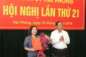 Hải Phòng: Bổ sung Ủy viên Ban Thường vụ Thành ủy
