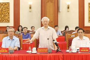 Nguyên lãnh đạo Đảng, Nhà nước góp ý vào dự thảo Báo cáo chính trị
