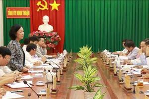 Tỉnh  Ninh Thuận cần chú trọng kiểm tra, giải quyết đơn thư