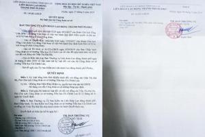 Phó Chủ tịch Công đoàn Trường Tiểu học Cù Chính Lan bị kỷ luật