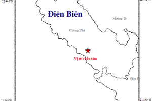 Xảy ra trận động đất thứ chín trong năm nay tại Điện Biên