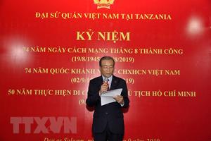 Trang trọng lễ kỷ niệm 74 năm Quốc khánh 2/9 tại Tanzania