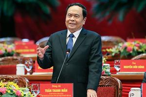Ông Trần Thanh Mẫn tái đắc cử Chủ tịch Mặt trận Tổ quốc Việt Nam 