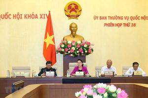 Phiên họp thứ 37 của Ủy ban Thường vụ Quốc hội khai mạc ngày 9/9