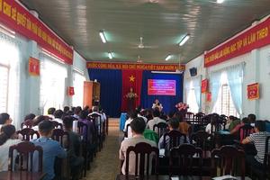 Tập huấn nâng cao năng lực quản lý an toàn thực phẩm cho tuyến xã