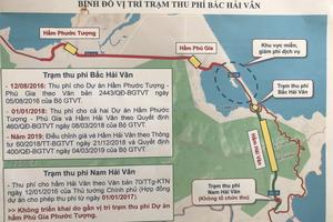 Trạm thu phí Bắc Hải Vân điều chỉnh mức thu phí dịch vụ 