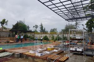 Vẫn chưa tháo dỡ công trình xây dựng trái phép trong Làng Đại học Đà Nẵng