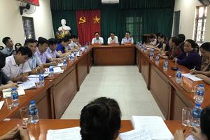 Phó Tổng Thanh tra Nguyễn Văn Thanh tiếp đoàn công dân Lạng Sơn