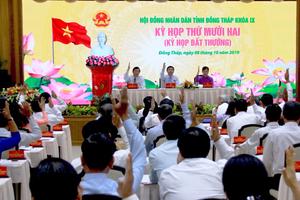 HĐND tỉnh Đồng Tháp thông qua 15 nghị quyết quan trọng