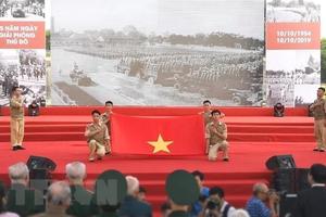 Tái hiện Lễ chào cờ lịch sử trong Ngày Giải phóng Thủ đô