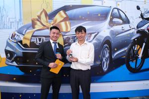 PVcomBank trao xế hộp Honda City cho khách hàng trúng thưởng 