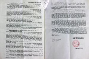 Phó Trưởng phòng ký báo cáo rồi… “chối”?