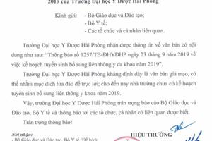 Chưa có kế hoạch tuyển sinh liên thông y khoa năm 2019