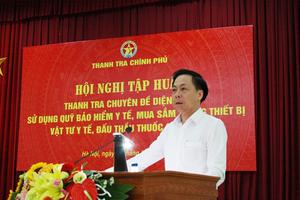Tập huấn thanh tra chuyên đề diện rộng về y tế
