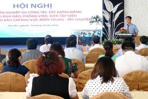 Nâng cao nghiệp vụ công tác xây dựng Đảng cho phóng viên, biên tập viên