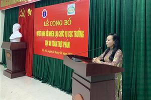 PGS.TS Nguyễn Thanh Phong được bổ nhiệm lại Cục trưởng An toàn thực phẩm