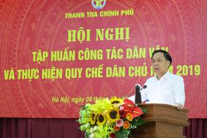 Tập huấn công tác dân vận và thực hiện quy chế dân chủ năm 2019