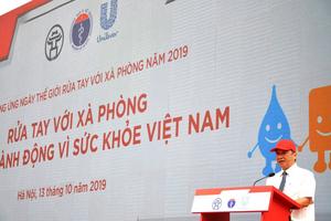 Rửa tay với xà phòng - Cùng hành động vì sức khỏe Việt Nam