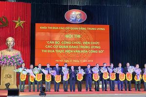 Sôi nổi hội thi thực hiện văn hóa công sở các cơ quan Đảng Trung ương