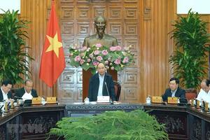 Thường trực Chính phủ họp xây dựng dự thảo Nghị quyết 01 năm 2020
