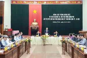Phó Thủ tướng Vương Đình Huệ thăm và làm việc tại Quảng Bình