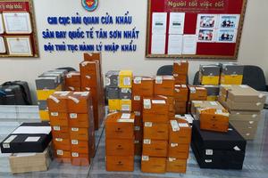 Hải quan sân bay Tân Sơn Nhất tạm giữ lô hàng xì gà số lượng lớn