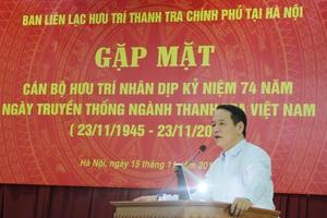 Thanh tra Chính phủ tổ chức gặp mặt cán bộ hưu trí