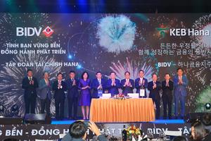 KEB Hana Bank trở thành cổ đông chiến lược nước ngoài của BIDV