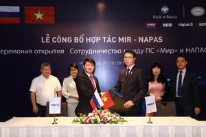 BIDV và NAPAS  triển khai dịch vụ  thẻ nội địa Liên bang Nga NSPK