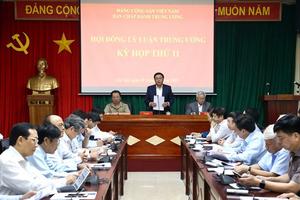 Kỳ họp thứ 11 Hội đồng Lý luận Trung ương nhiệm kỳ 2016-2021