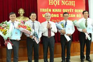 Ông Trần Trung Nhân giữ chức Trưởng ban Nội chính Tỉnh ủy Đồng Nai