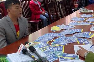 Triệt phá ổ nhóm in ấn gần 1.000 vé bóng đá giả trận Việt Nam - Thái Lan 