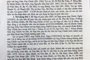 Sau 5 năm Cơ quan Cảnh sát điều tra mới ra quyết định...