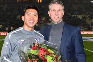 Đoàn Văn Hậu được Heerenveen vinh danh cùng chiến tích U22 Việt Nam
