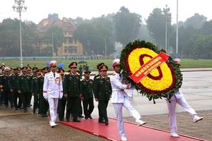Quân ủy Trung ương, Bộ Quốc phòng vào Lăng viếng Chủ tịch Hồ Chí Minh