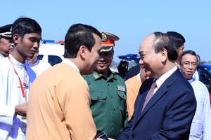 Thủ tướng Nguyễn Xuân Phúc kết thúc chuyến thăm chính thức Myanmar